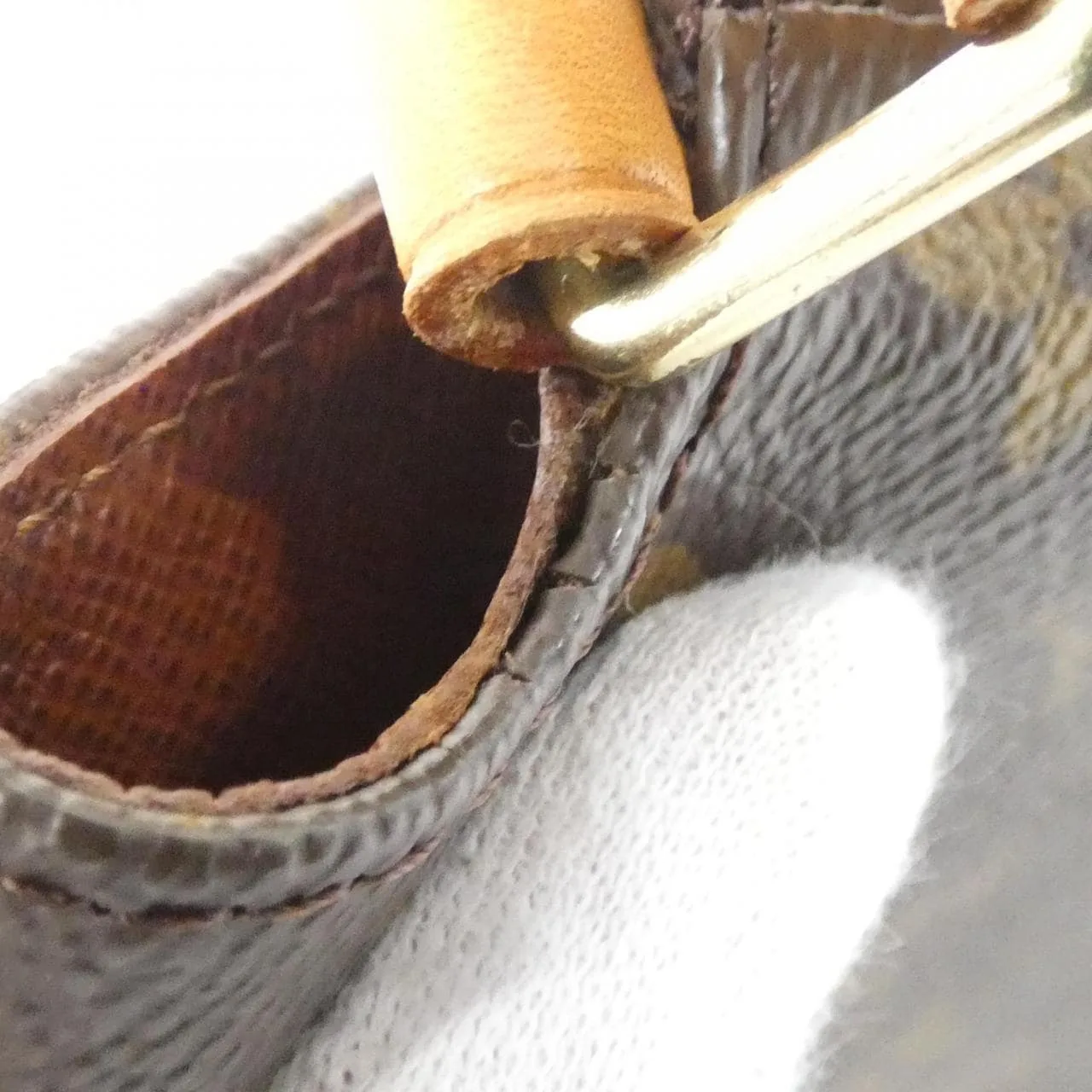 LOUIS VUITTON Musette M51258 Shoulder Monogram 黑色 Monogram 中古品A - 縮圖 4