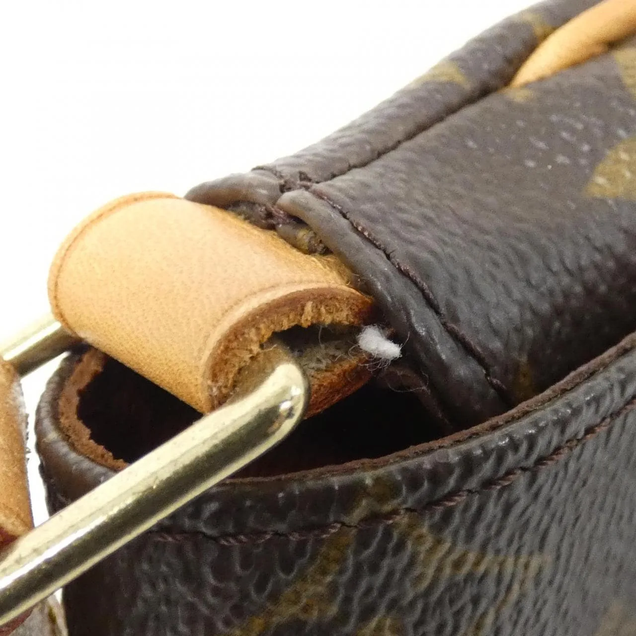 LOUIS VUITTON Musette M51258 Shoulder Monogram 黑色 Monogram 中古品A - 縮圖 5