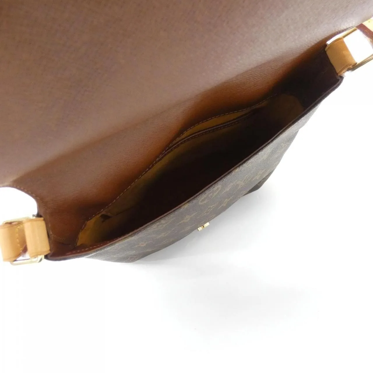 LOUIS VUITTON Musette M51258 Shoulder Monogram 黑色 Monogram 中古品A - 縮圖 7