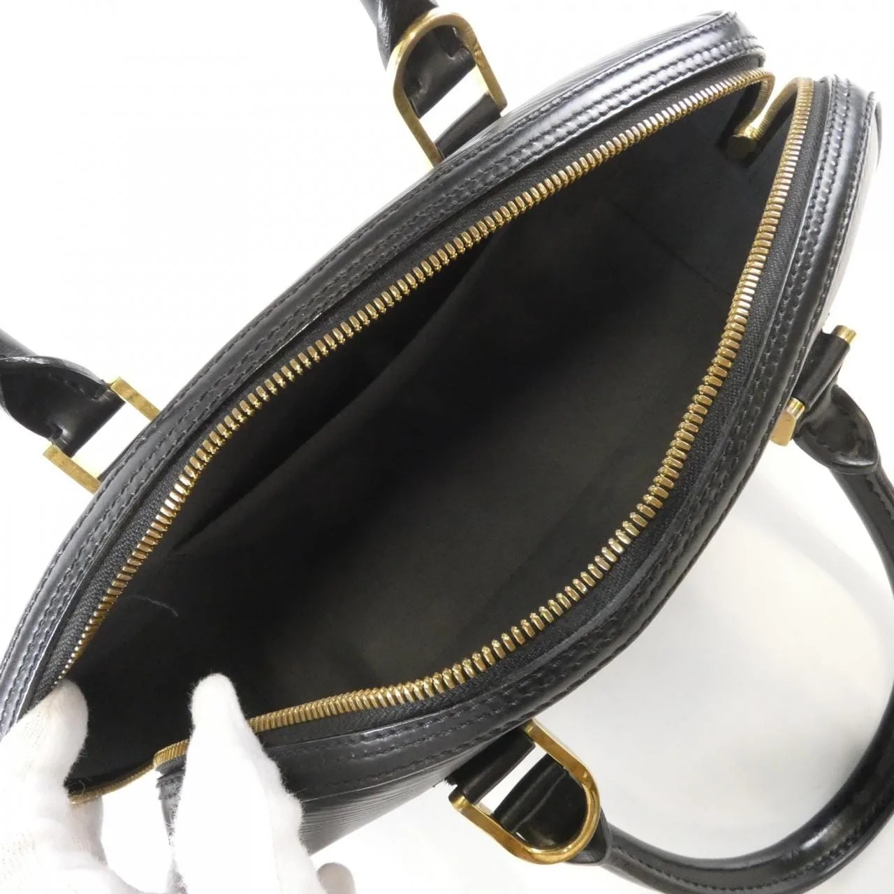 LOUIS VUITTON M52082 Handbag Epi Black Epi Rank B - Thumbnail 8
