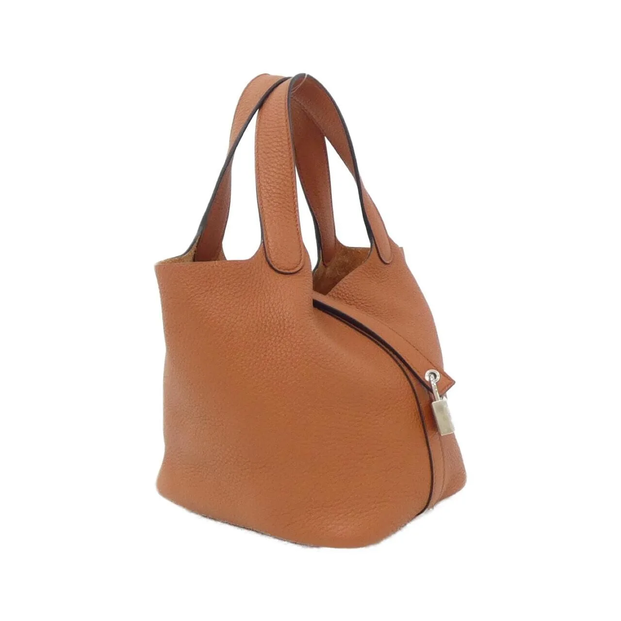 HERMES Picotin 056289CK Handbag Clemence Black