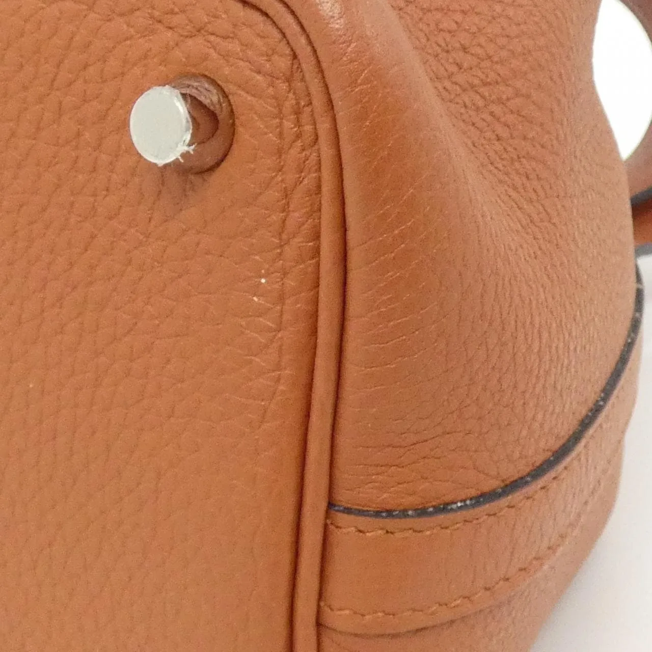 HERMES Picotin 056289CK Handbag Clemence 黑色 Clemence 皮 中古品A - 縮圖 2