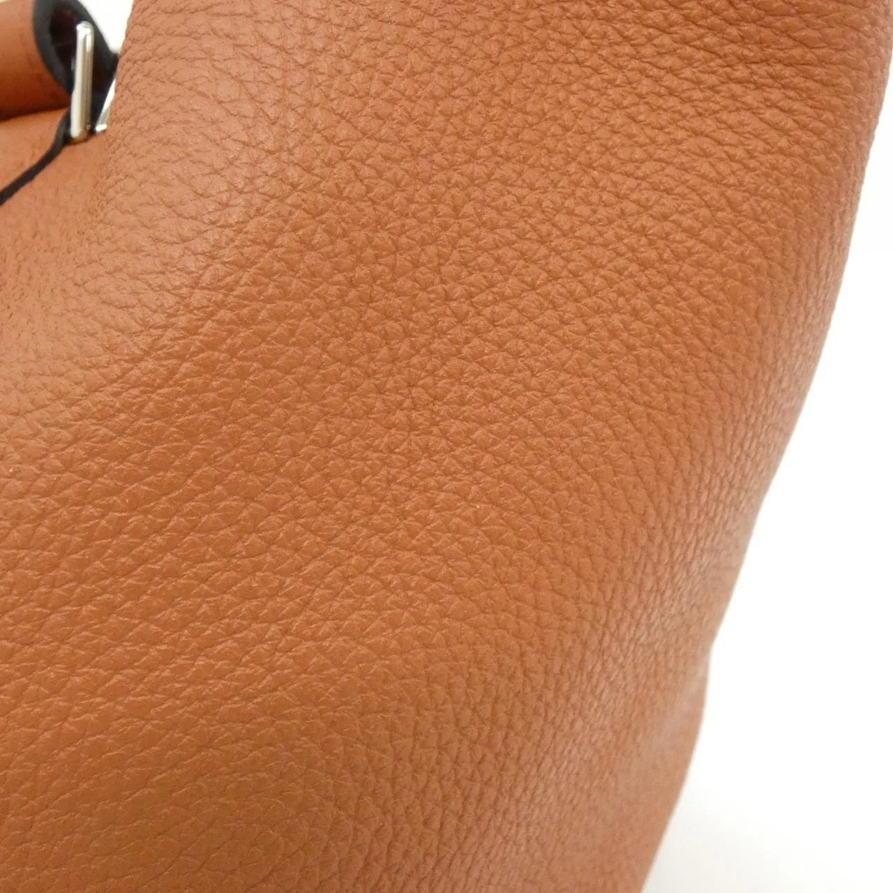 HERMES Picotin 056289CK Handbag Clemence 黑色 Clemence 皮 中古品A - 縮圖 6