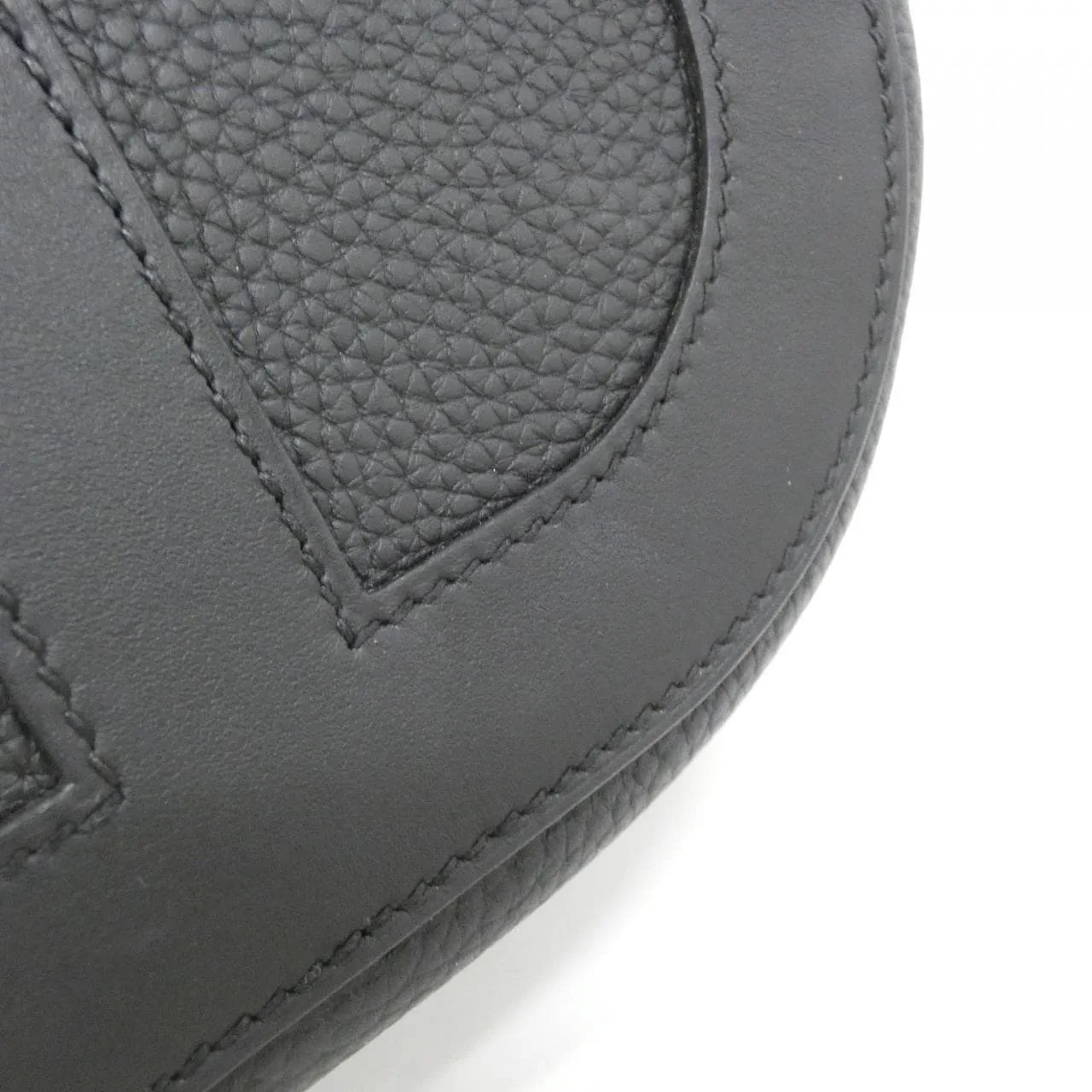 HERMES 084274CC Handbag Clemence 黑色 Clemence 皮 中古品A - 縮圖 2