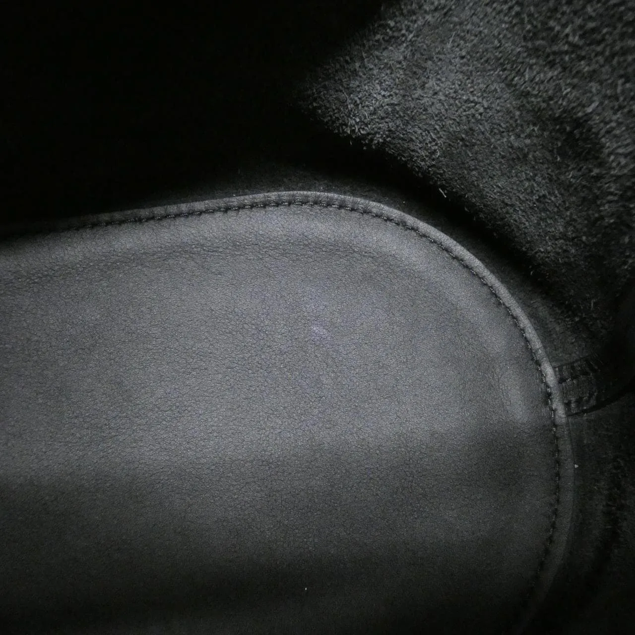 HERMES 084274CC Handbag Clemence 黑色 Clemence 皮 中古品A - 縮圖 8