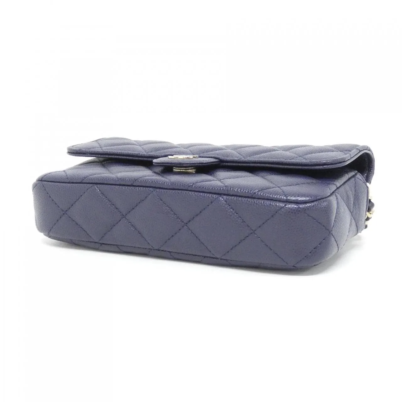 CHANEL Timeless Classic AP2096 Wallet Grained Calfskin Navy Grained Calfskin Rank A - Thumbnail 3