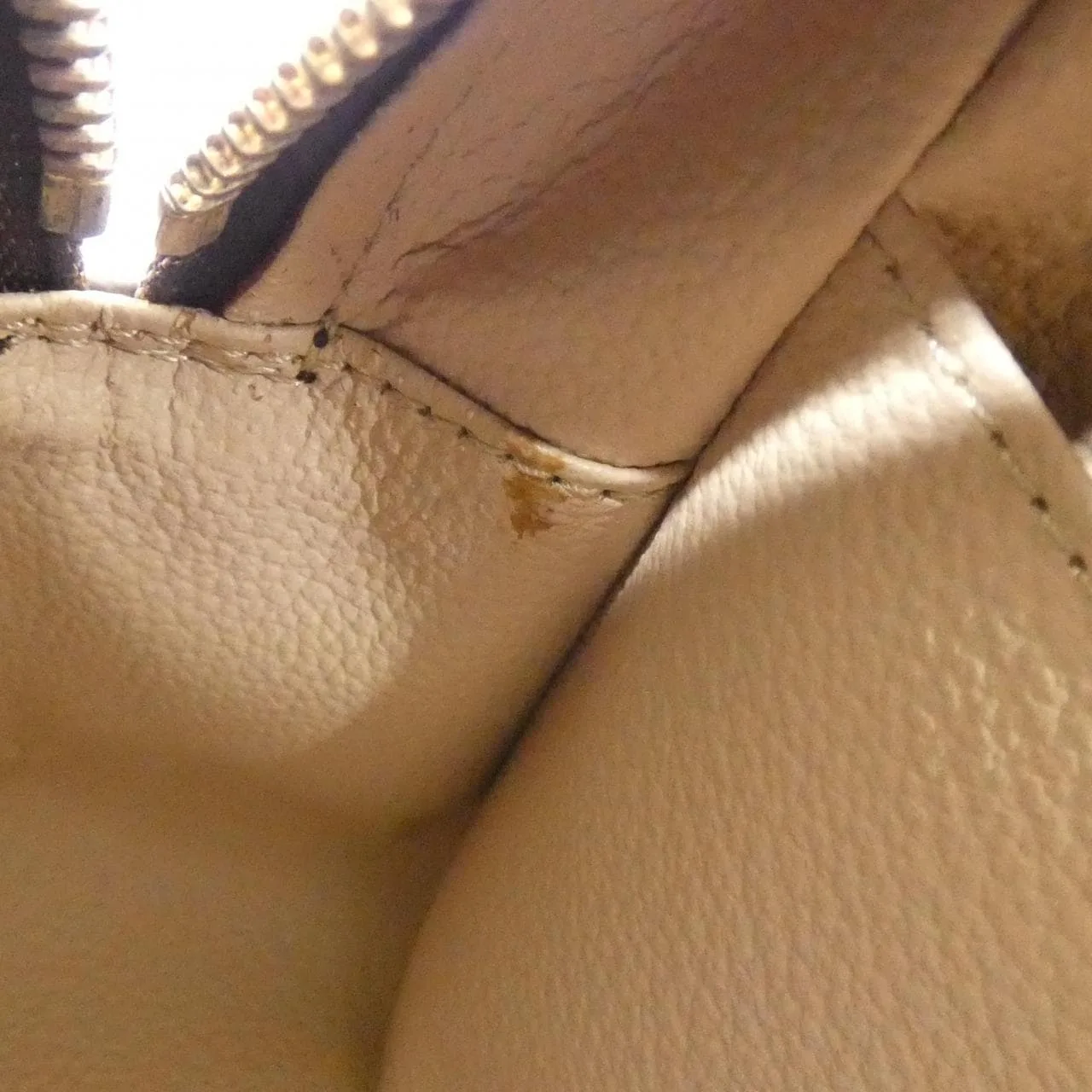 LOUIS VUITTON M47522 Pouch Monogram 黑色 Monogram 中古品A - 縮圖 4