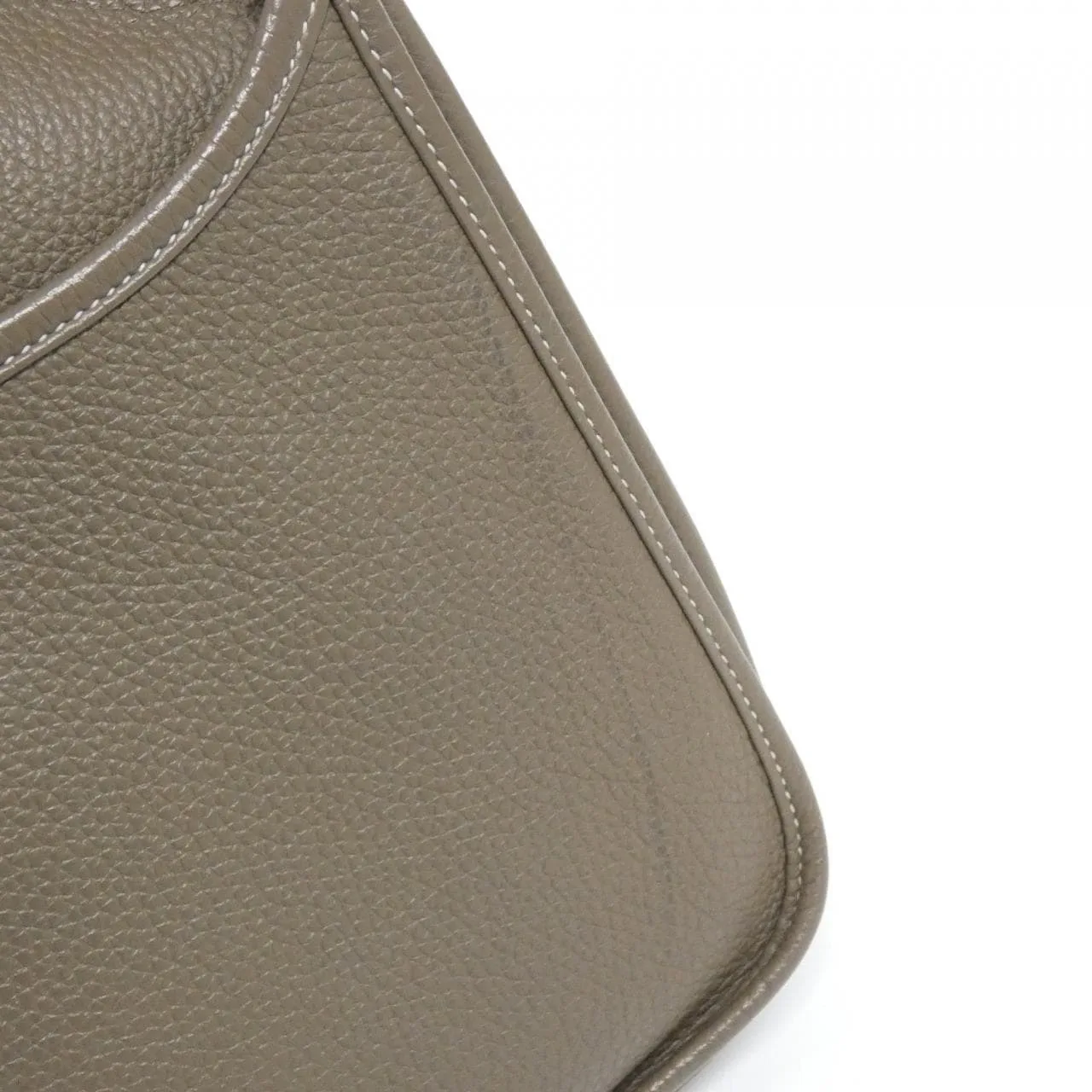 HERMES Evelyne 056277CC Shoulder Clemence Etoupe Clemence Leather Rank B - Thumbnail 5