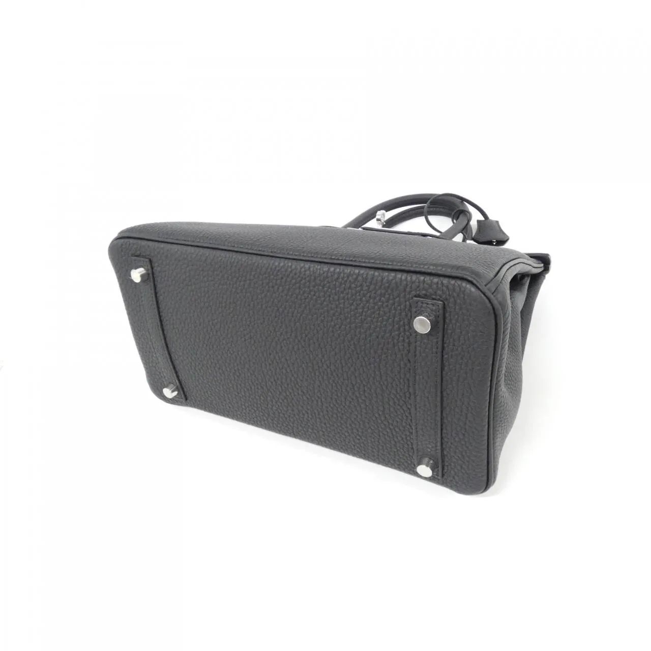 HERMES Birkin 030520CK Handbag Togo Black Togo Leather Unused - Thumbnail 3