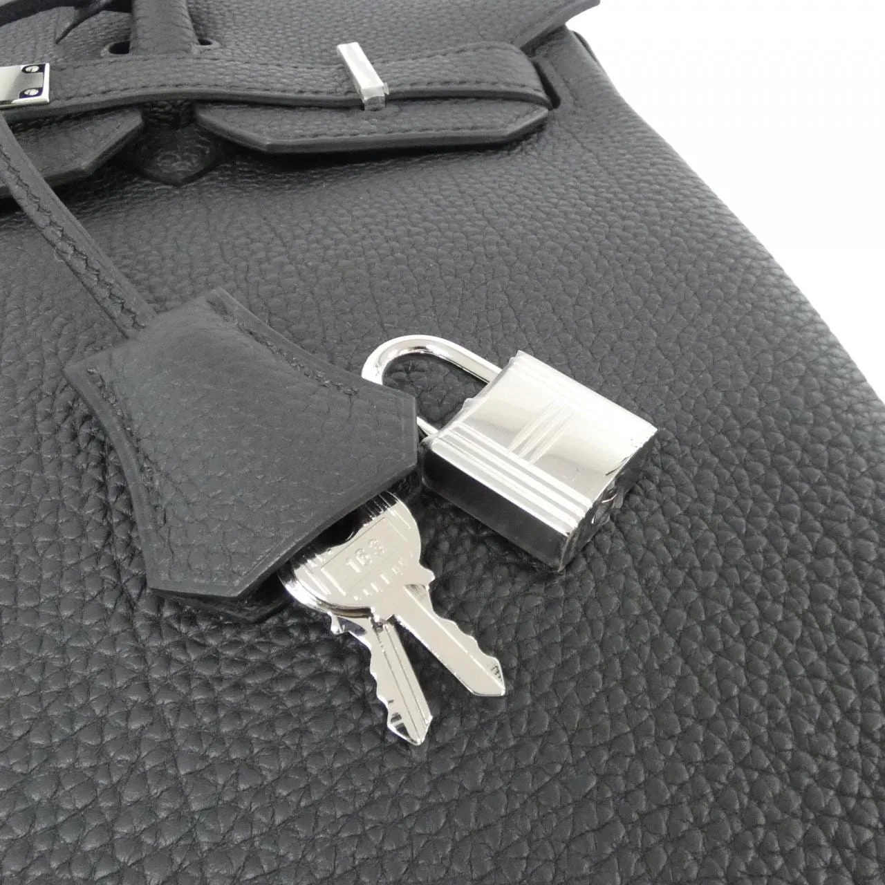 HERMES Birkin 030520CK Handbag Togo Black Togo Leather Unused - Thumbnail 4