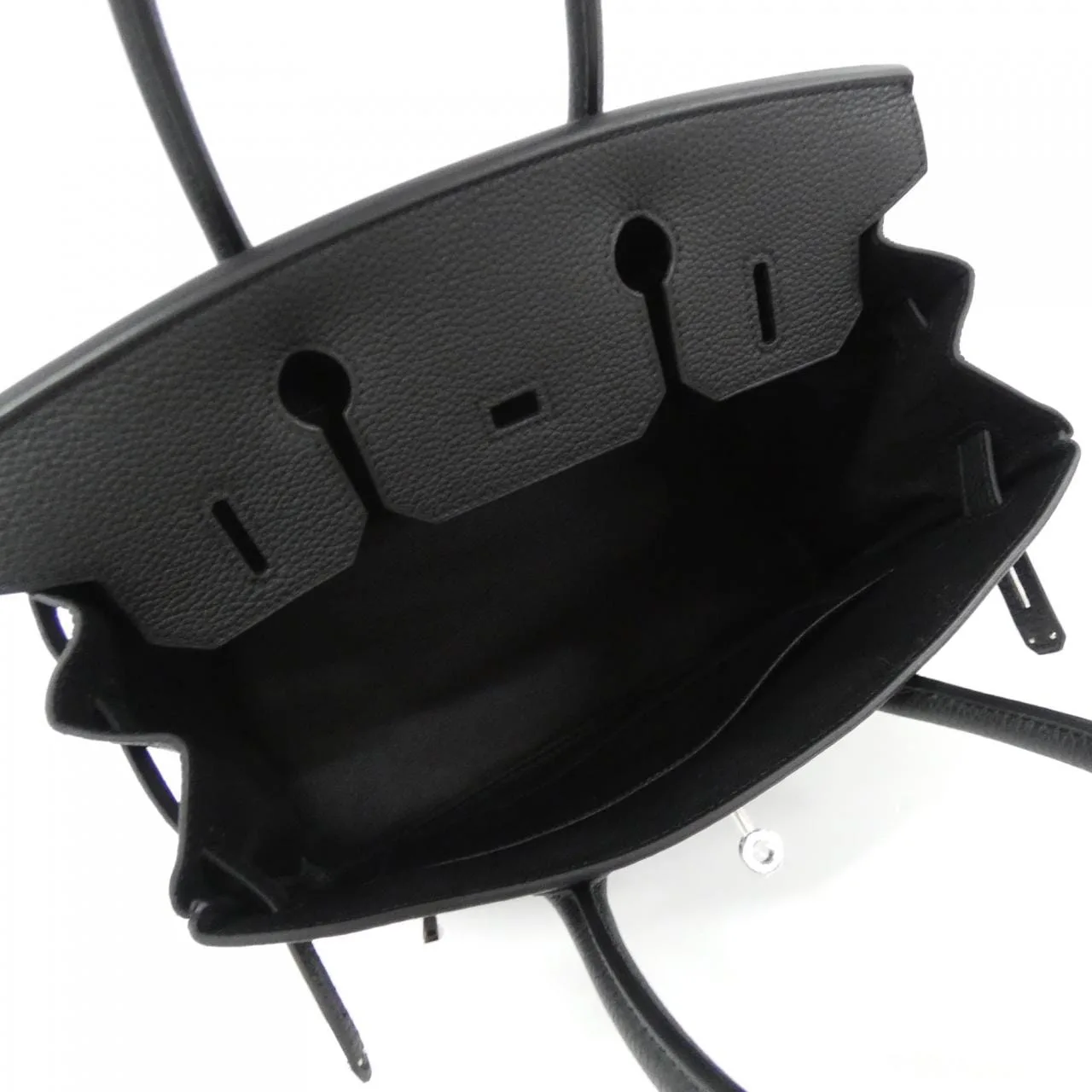 HERMES Birkin 030520CK Handbag Togo Black Togo Leather Unused - Thumbnail 6