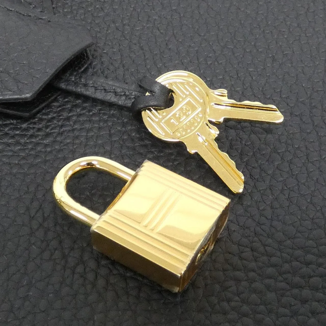 HERMES Birkin 041344CC Handbag Togo Black Togo Leather Unused - Thumbnail 4