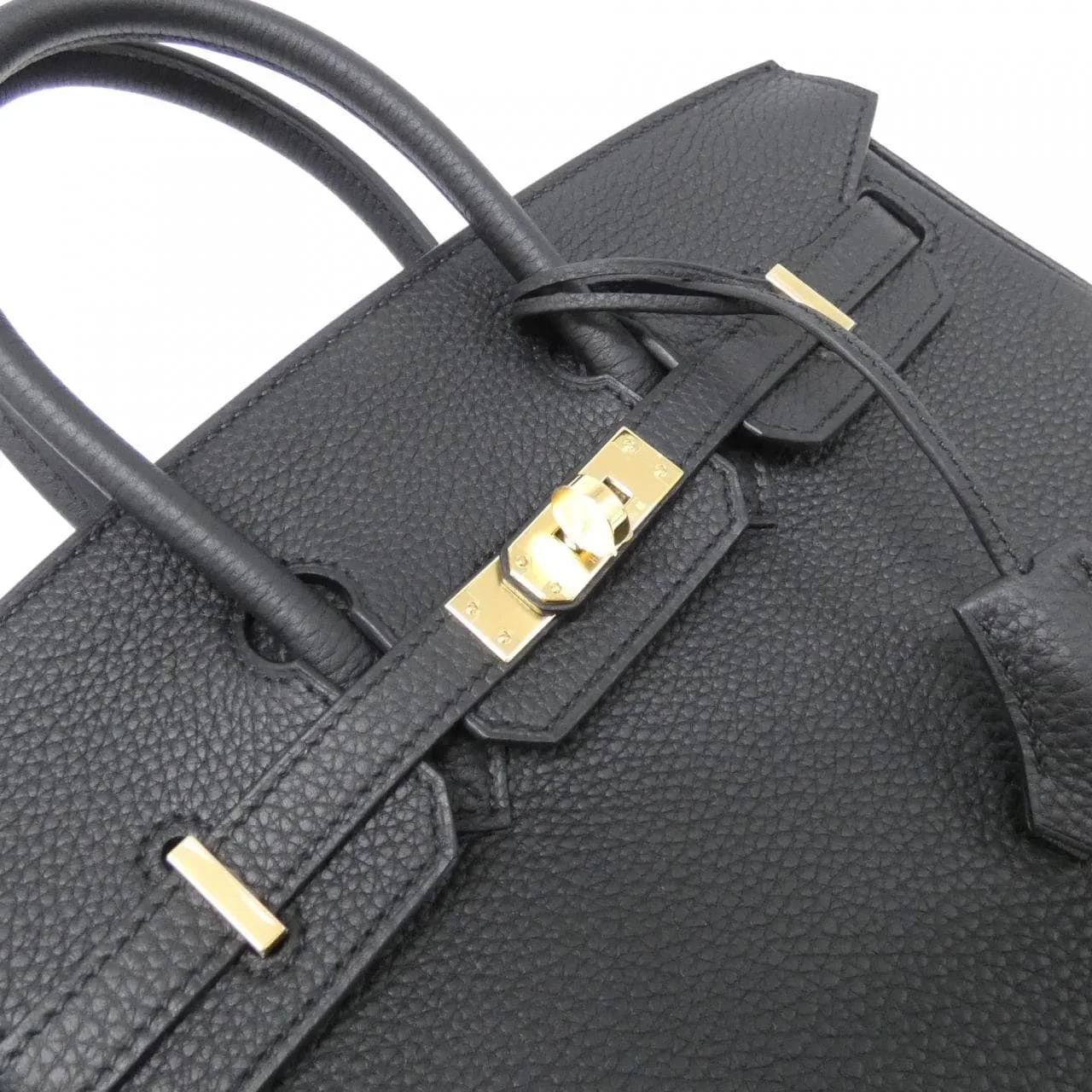 HERMES Birkin 041344CC Handbag Togo Black Togo Leather Unused - Thumbnail 5