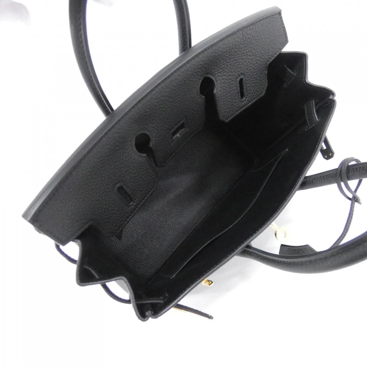 HERMES Birkin 041344CC Handbag Togo Black Togo Leather Unused - Thumbnail 7