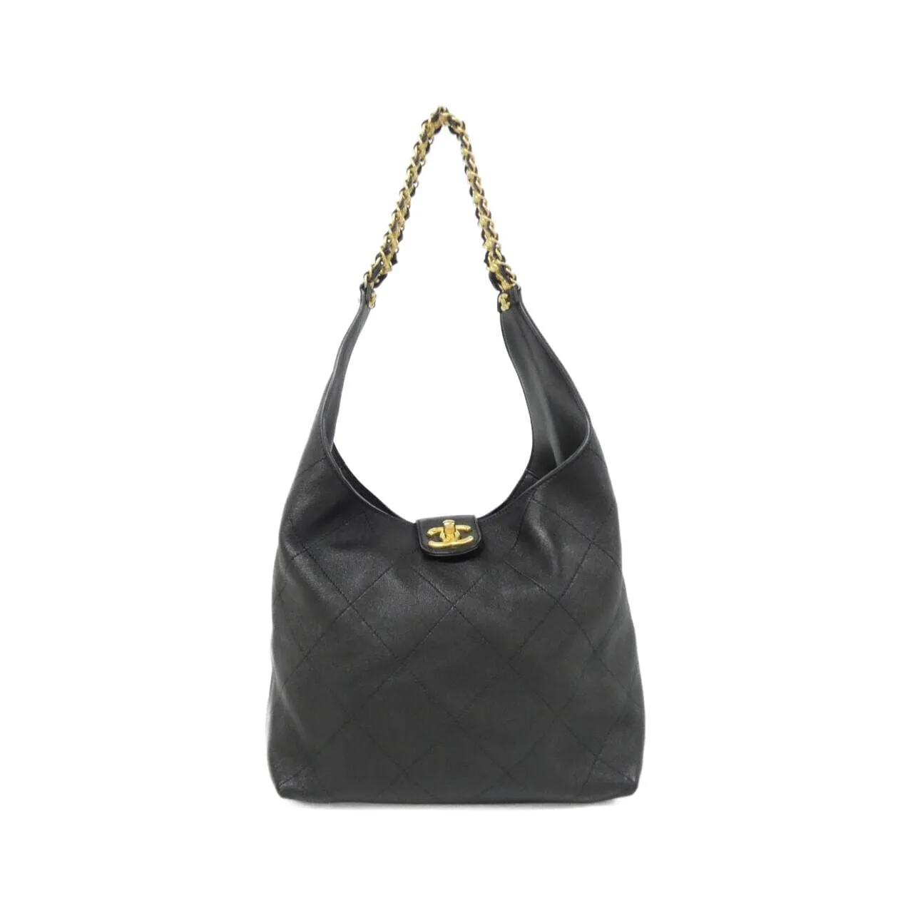 CHANEL AS5410 Shoulder Lambskin Black