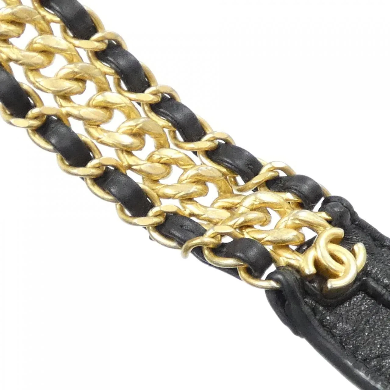 CHANEL AS5410 Shoulder Lambskin 黑色 羊皮 中古品A - 縮圖 7