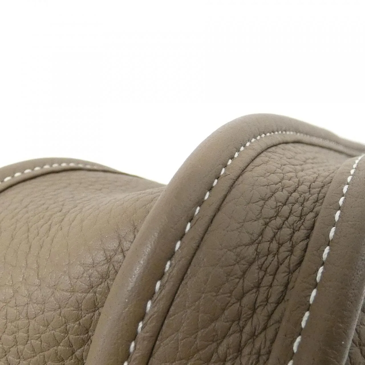 HERMES Evelyne 056277CK Shoulder Clemence Etoupe Clemence Leather Rank A - Thumbnail 3