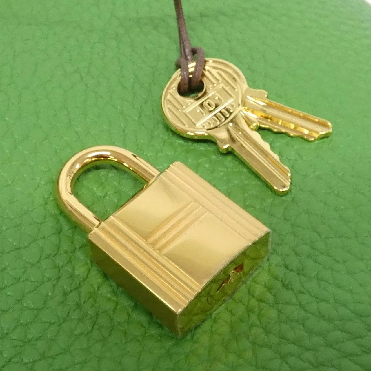 HERMES Picotin 056289CC Handbag Clemence Black Clemence Leather Rank A - Thumbnail 3