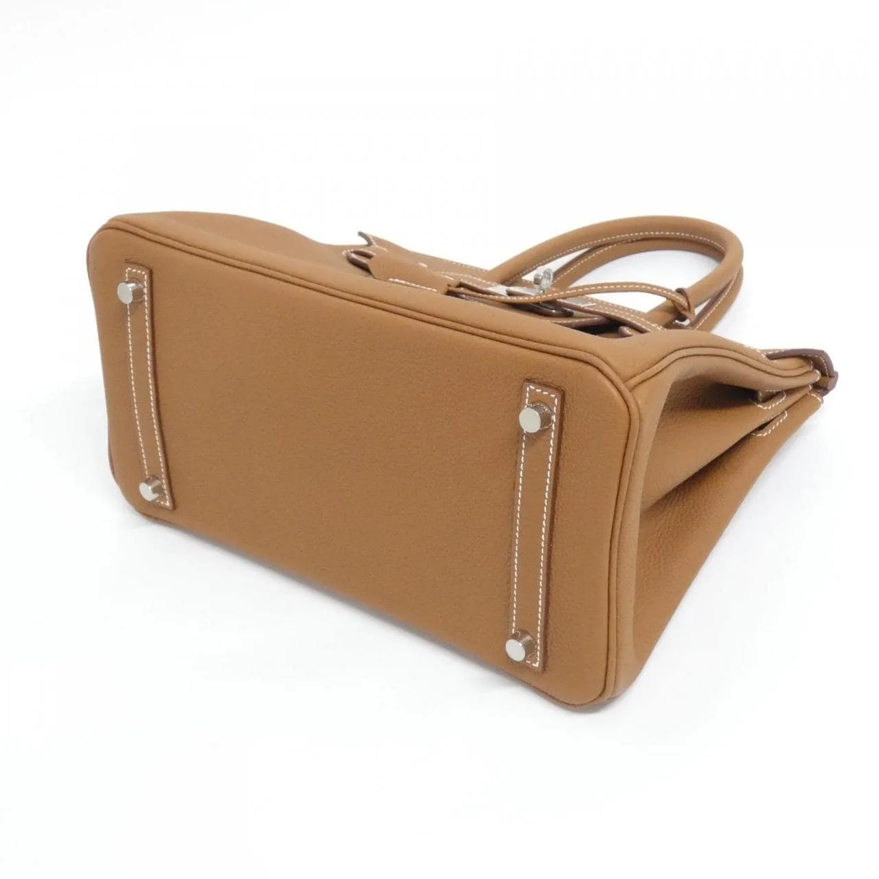 HERMES Birkin 030520CK Handbag Togo Gold Togo Leather Unused - Thumbnail 3