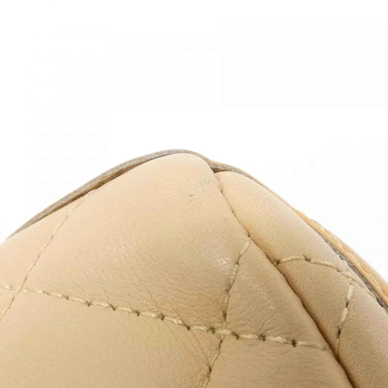 CHANEL Cambon 29792 Handbag Patent Leather Beige Patent Leather Rank A - Thumbnail 3