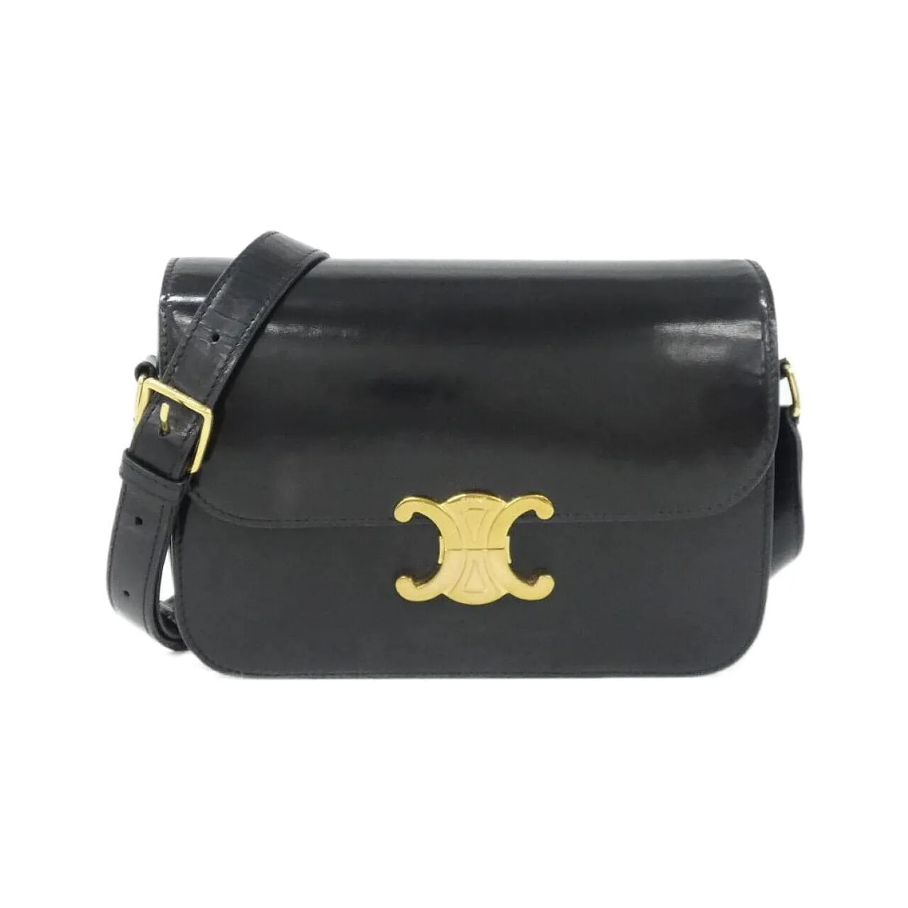CELINE Triomphe 187363BF4 Shoulder Black