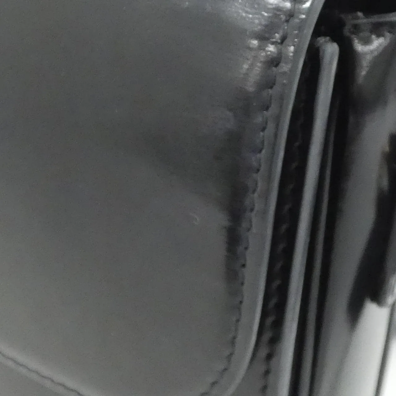 CELINE Triomphe 187363BF4 Shoulder 黑色 中古品B - 縮圖 6