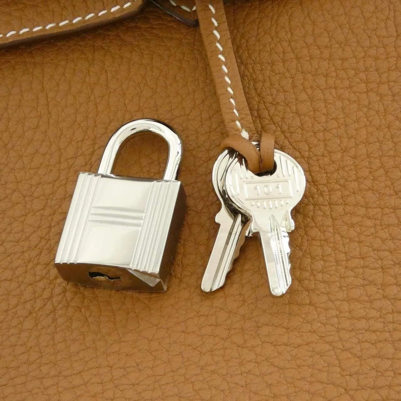 HERMES Birkin 041344CK Handbag Togo 4