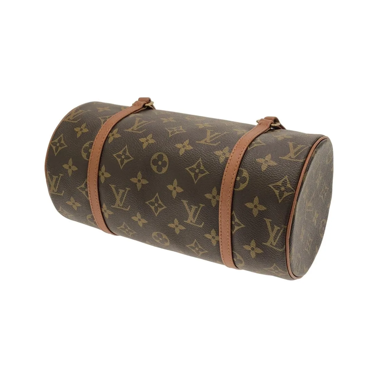 LOUIS VUITTON Papillon M51366 Handbag Monogram 黑色 Monogram 中古品A - 縮圖 2