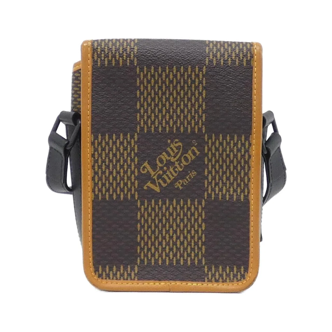 LOUIS VUITTON N40357 肩背包 Damier 黑色 Damier 中古品A - 縮圖 2