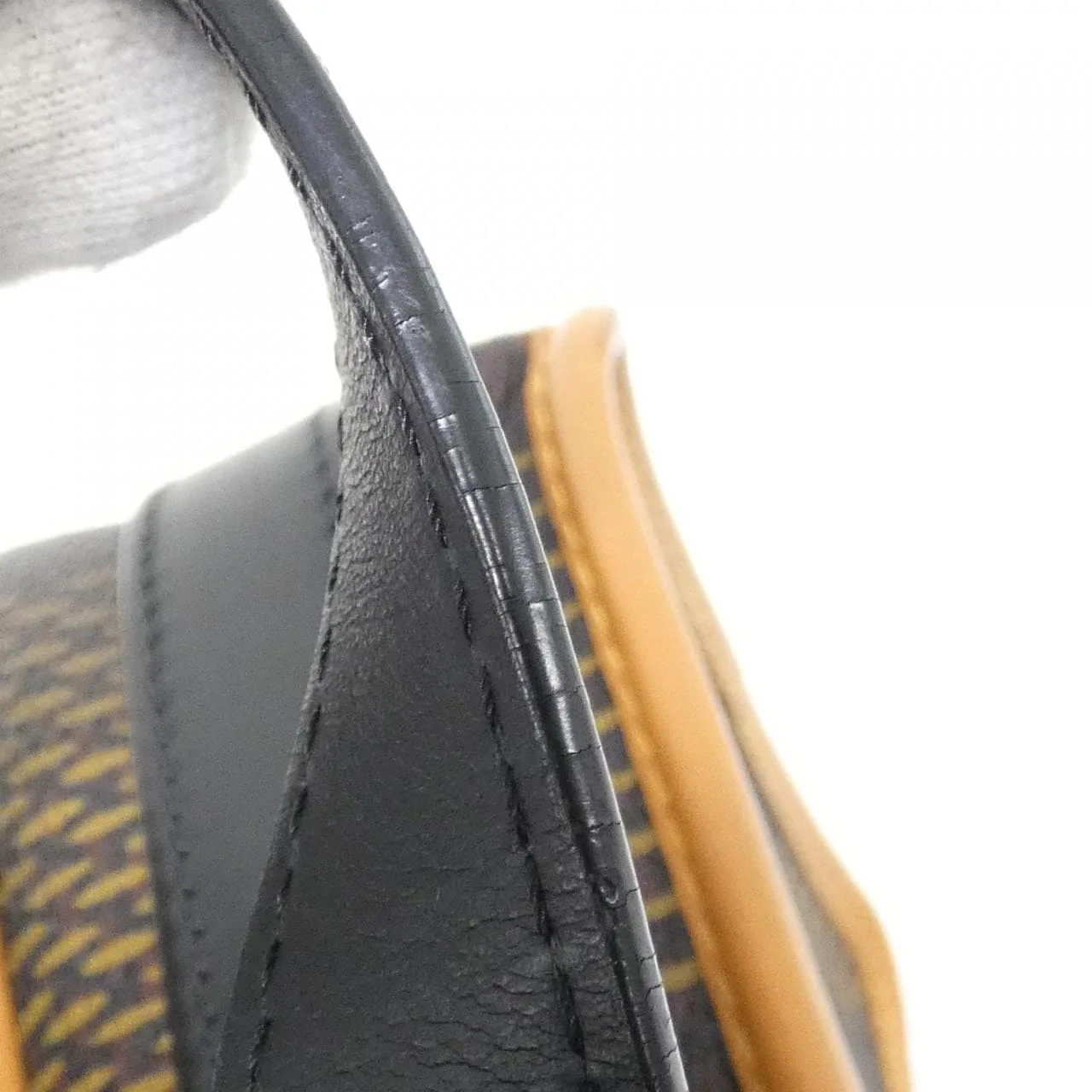 LOUIS VUITTON N40357 肩背包 Damier 黑色 Damier 中古品A - 縮圖 8