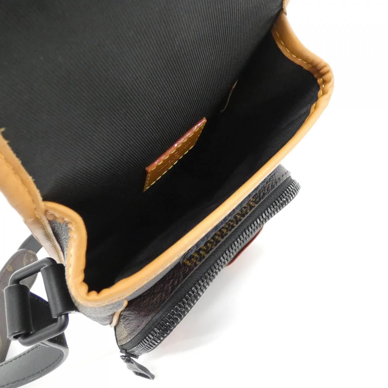 LOUIS VUITTON N40357 肩背包 Damier 黑色 Damier 中古品A - 縮圖 9