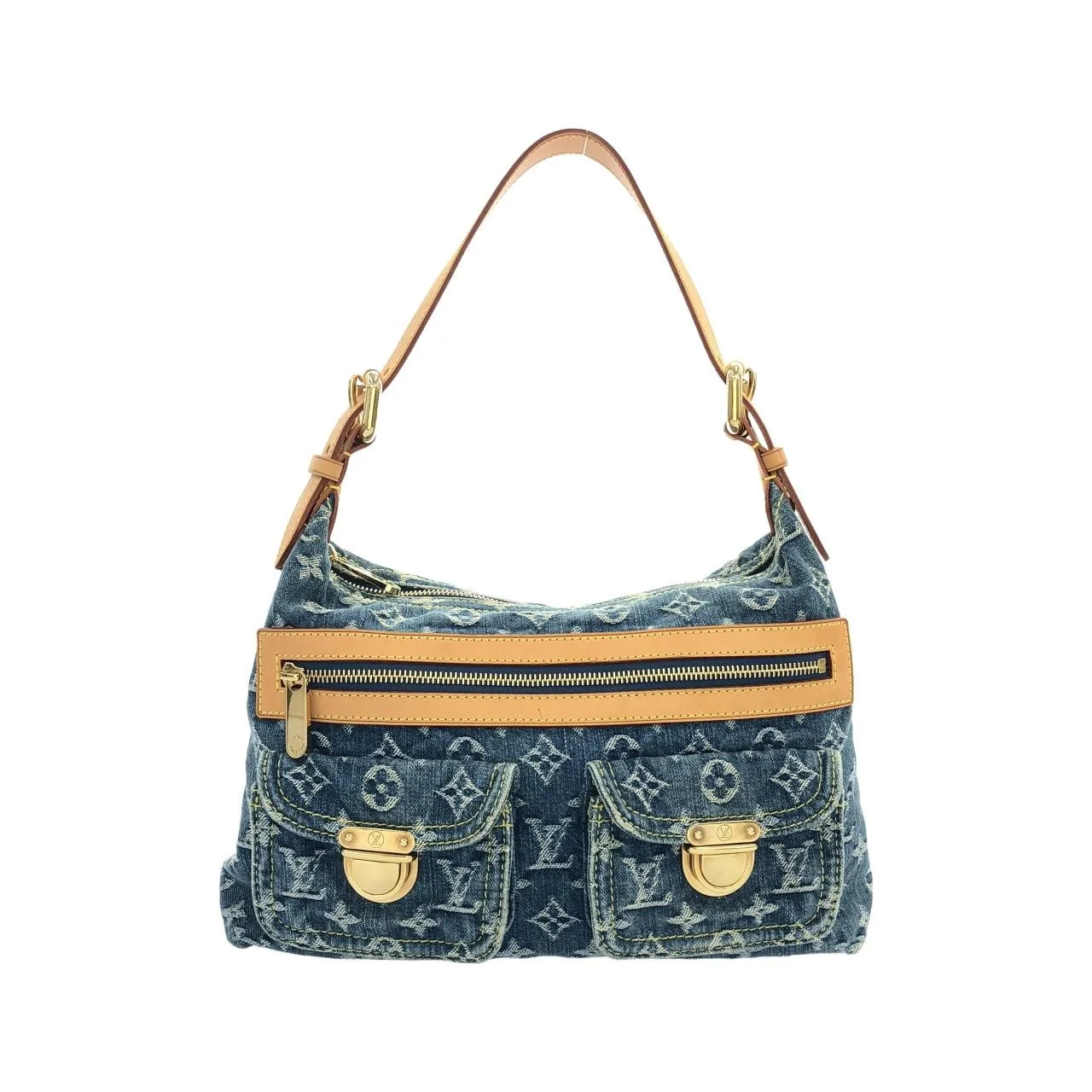 LOUIS VUITTON M95049 肩背包 Monogram Blue