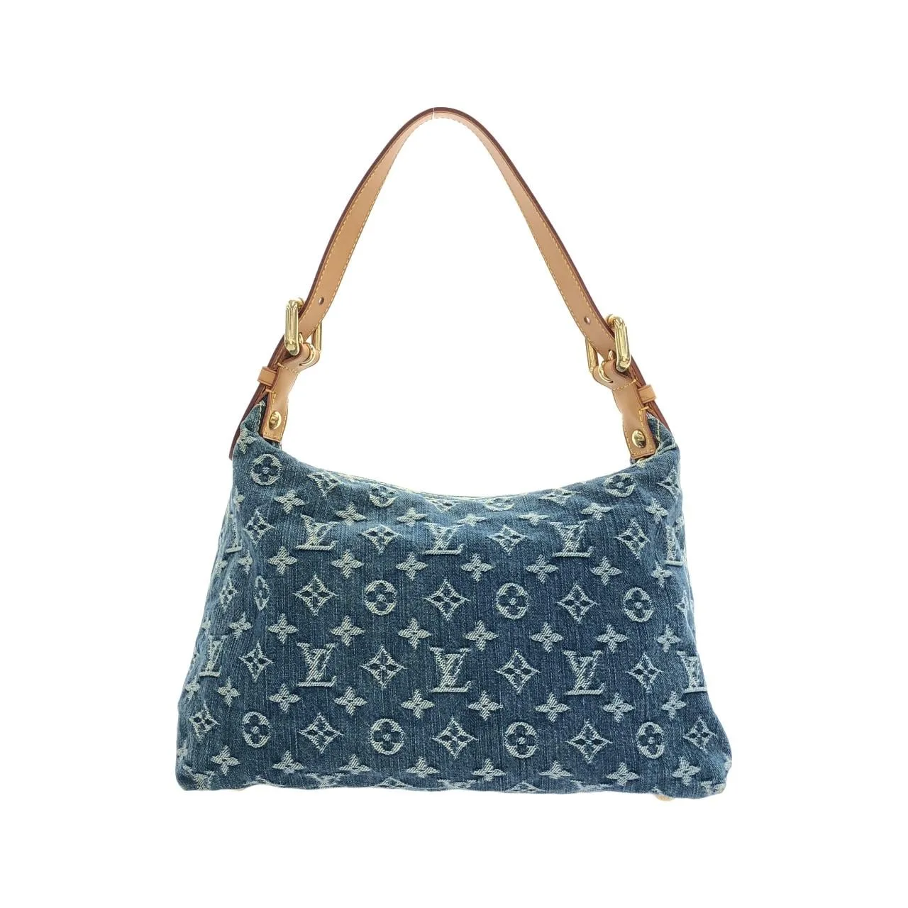 LOUIS VUITTON M95049 肩背包 Monogram 藍色 Monogram 中古品A - 縮圖 2