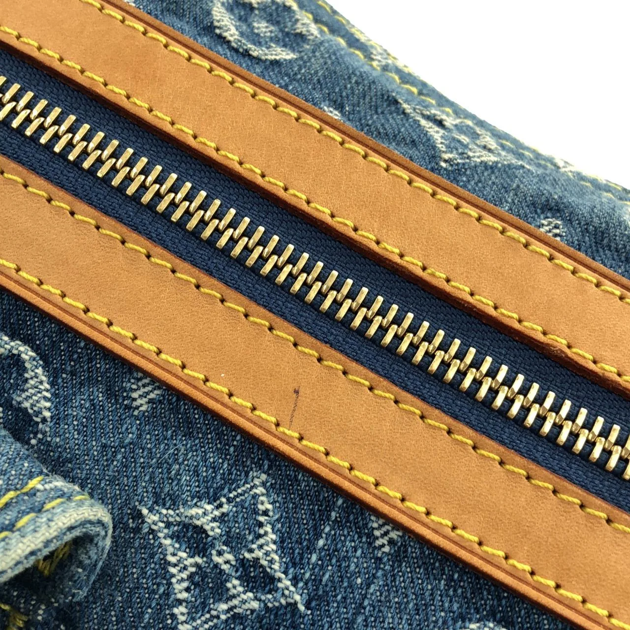 LOUIS VUITTON M95049 肩背包 Monogram 藍色 Monogram 中古品A - 縮圖 4