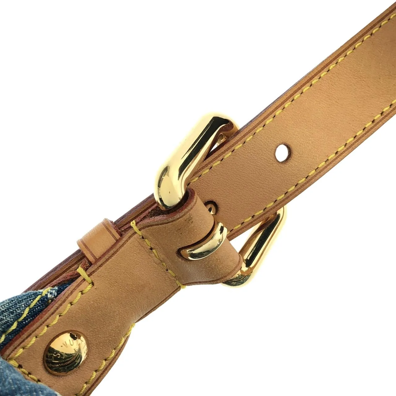 LOUIS VUITTON M95049 肩背包 Monogram 藍色 Monogram 中古品A - 縮圖 7