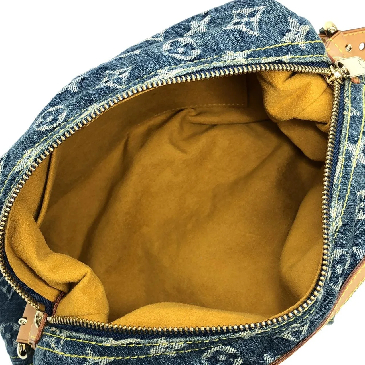 LOUIS VUITTON M95049 肩背包 Monogram 藍色 Monogram 中古品A - 縮圖 9