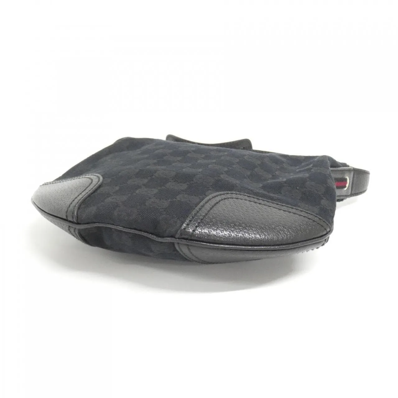 GUCCI 162895 肩背包 帆布 黑色 帆布 中古品A - 縮圖 2