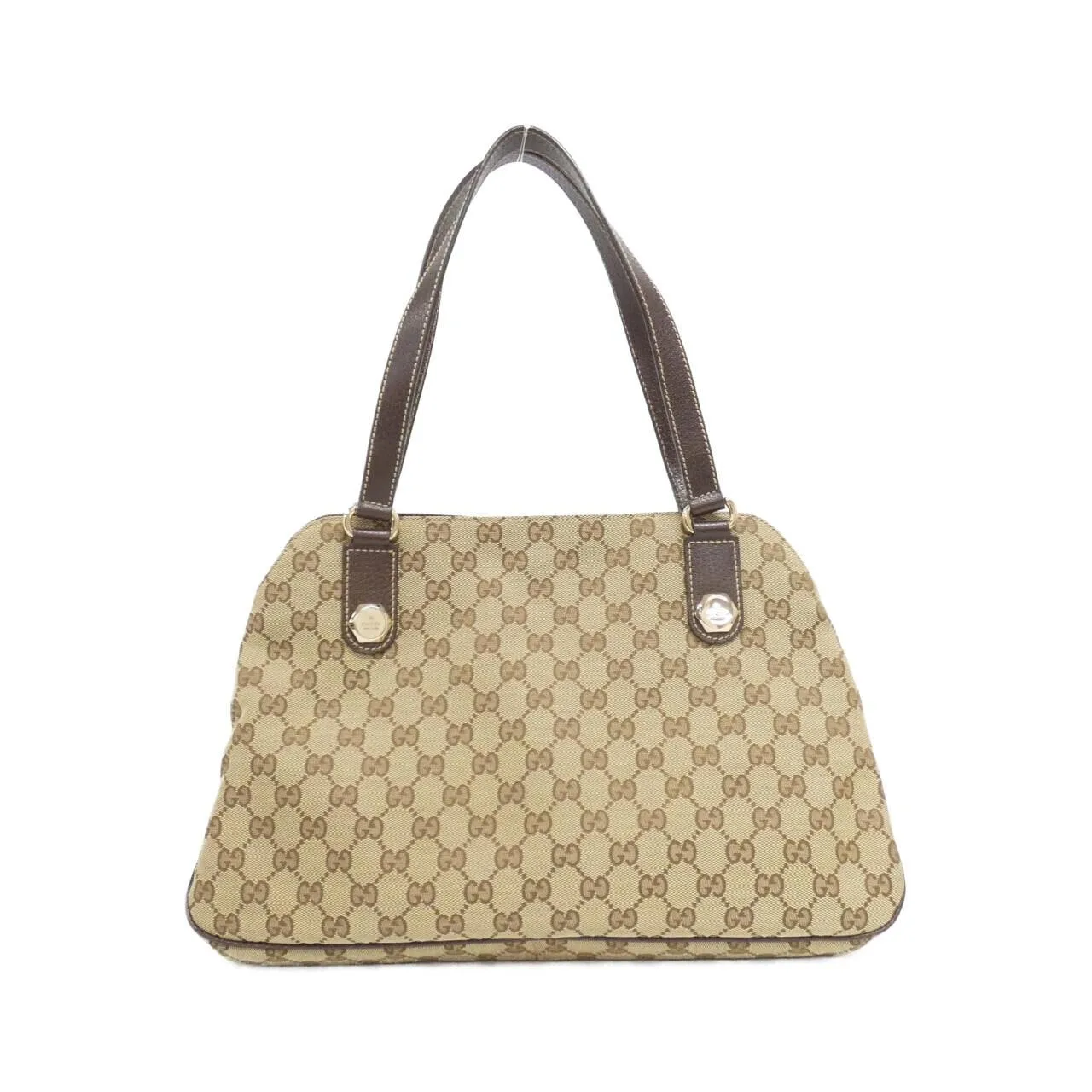 GUCCI 163288 手提包 帆布 米色 帆布 中古品A - 縮圖 2