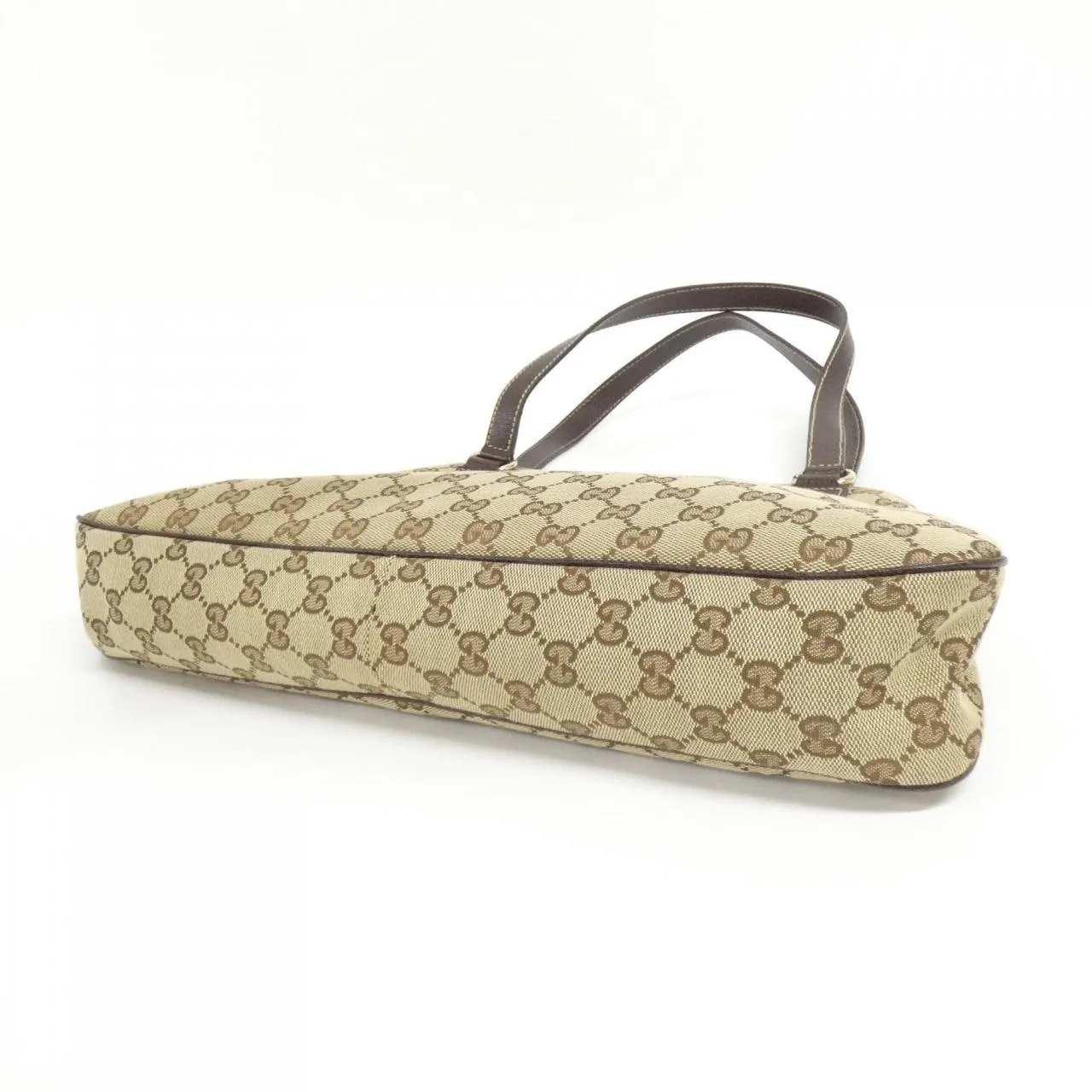 GUCCI 163288 手提包 帆布 米色 帆布 中古品A - 縮圖 3