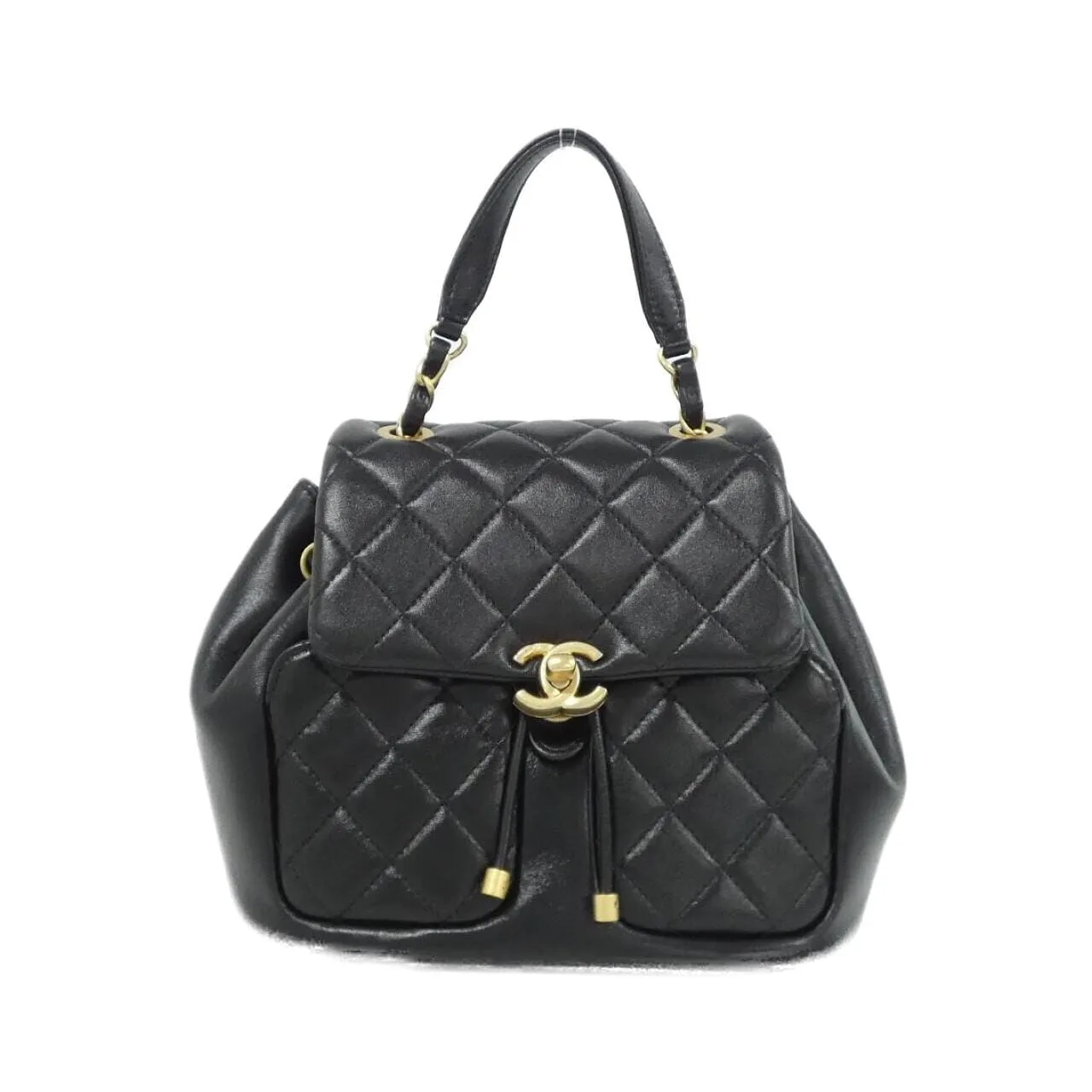 CHANEL AS4493 Backpack Lambskin Black