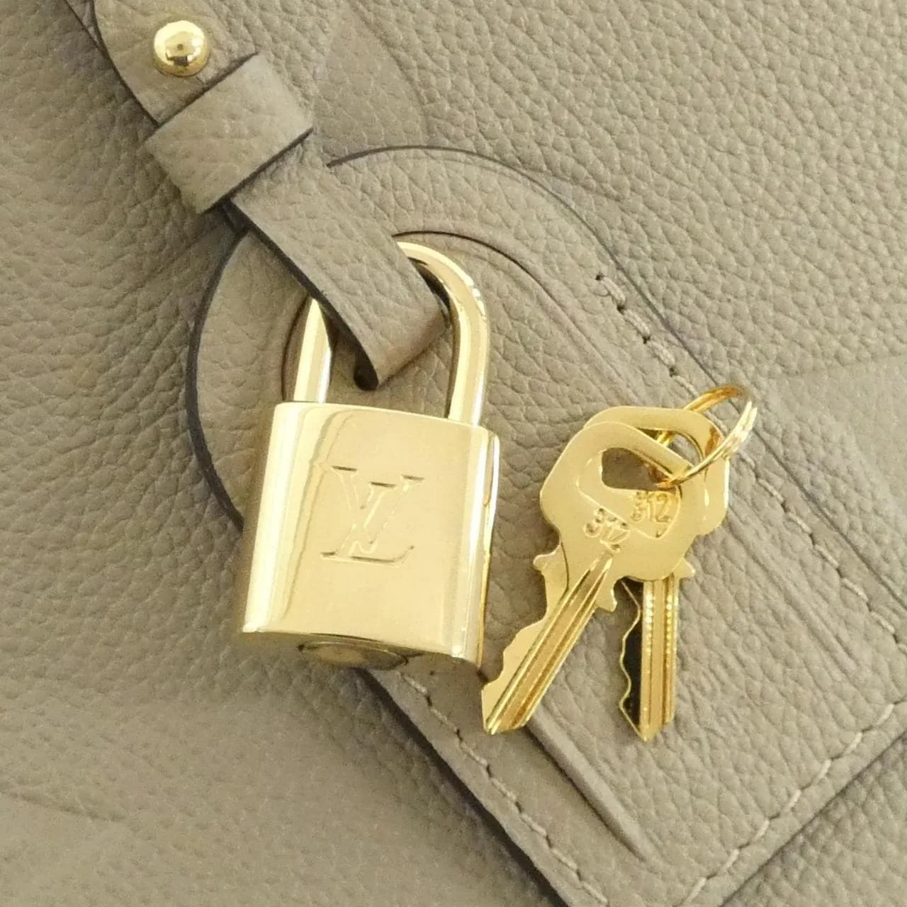 LOUIS VUITTON M45833 Handbag Monogram 黑色 Monogram 中古品A - 縮圖 3