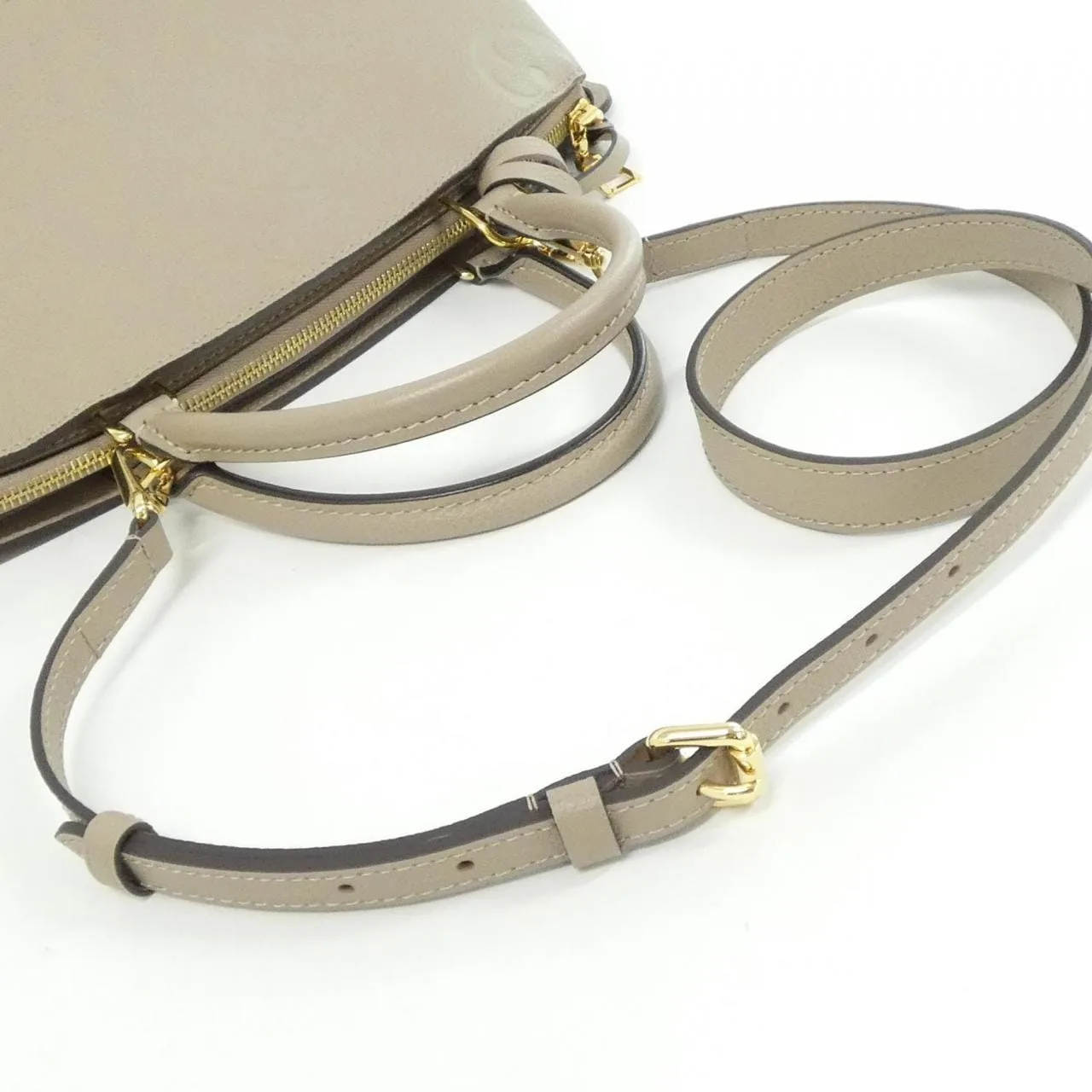 LOUIS VUITTON M45833 Handbag Monogram 黑色 Monogram 中古品A - 縮圖 7