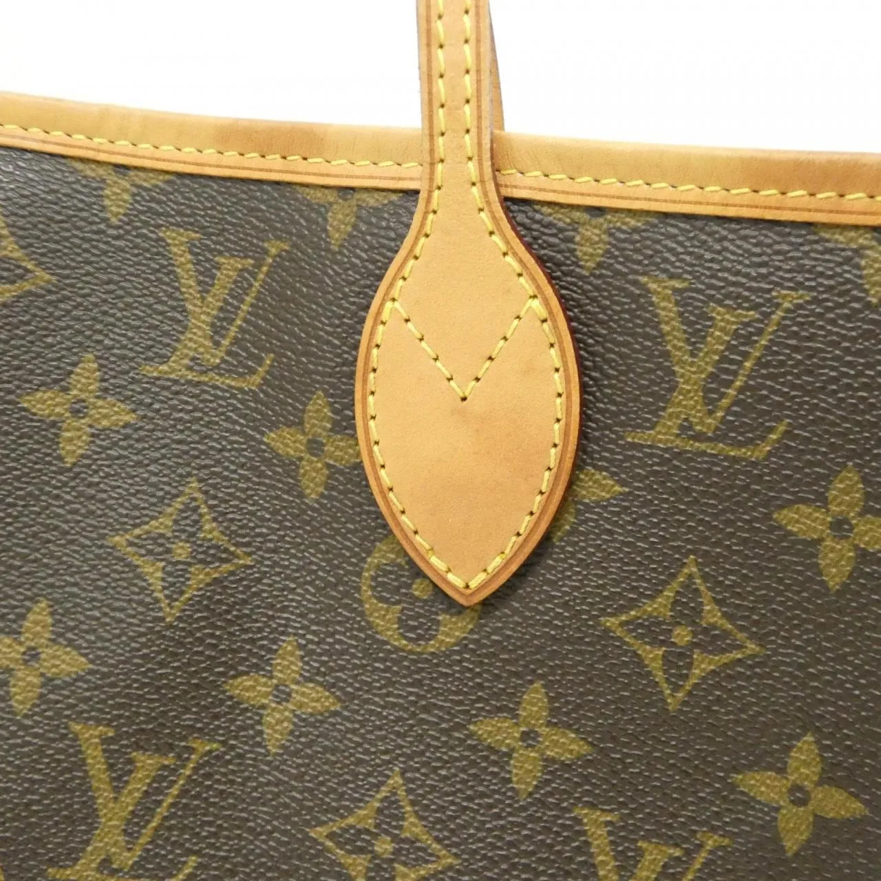 LOUIS VUITTON Neverfull M40997 托特包 Monogram 黑色 Monogram 中古品A - 縮圖 3