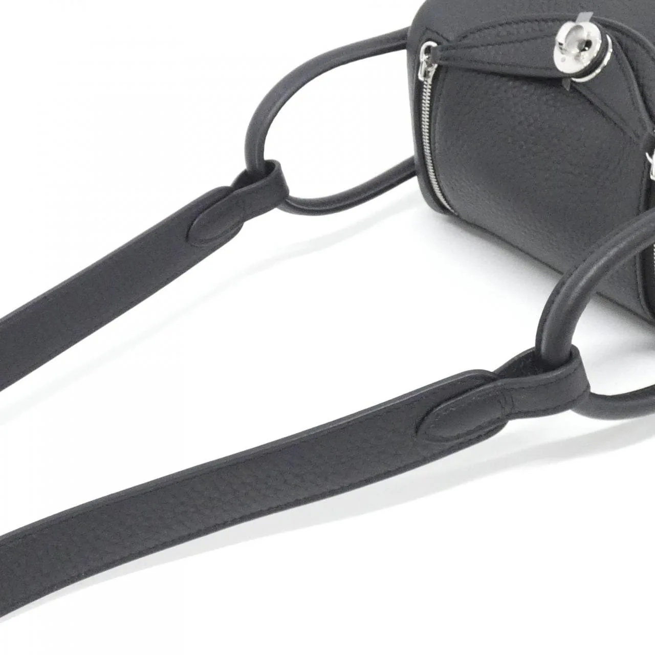 HERMES Lindy 085956CK Shoulder Clemence Black Clemence Leather Unused - Thumbnail 4