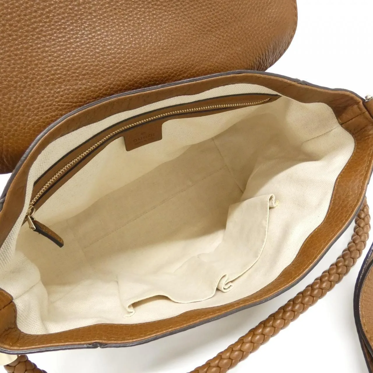 GUCCI 282301 FWCGG 肩背包 帆布 黑色 帆布 中古品A - 縮圖 9