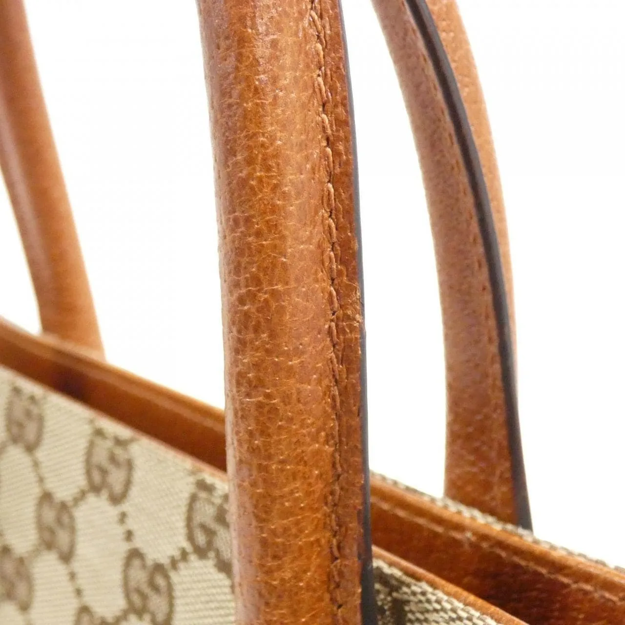 GUCCI 120897 手提包 帆布 黑色 帆布 中古品A - 縮圖 5