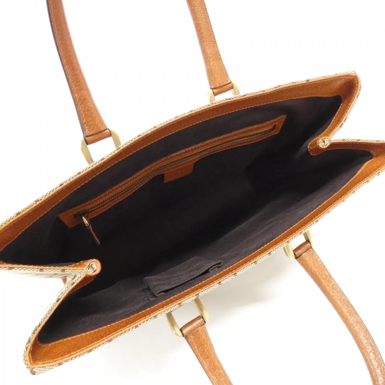 GUCCI 120897 手提包 帆布 黑色 帆布 中古品A - 縮圖 6