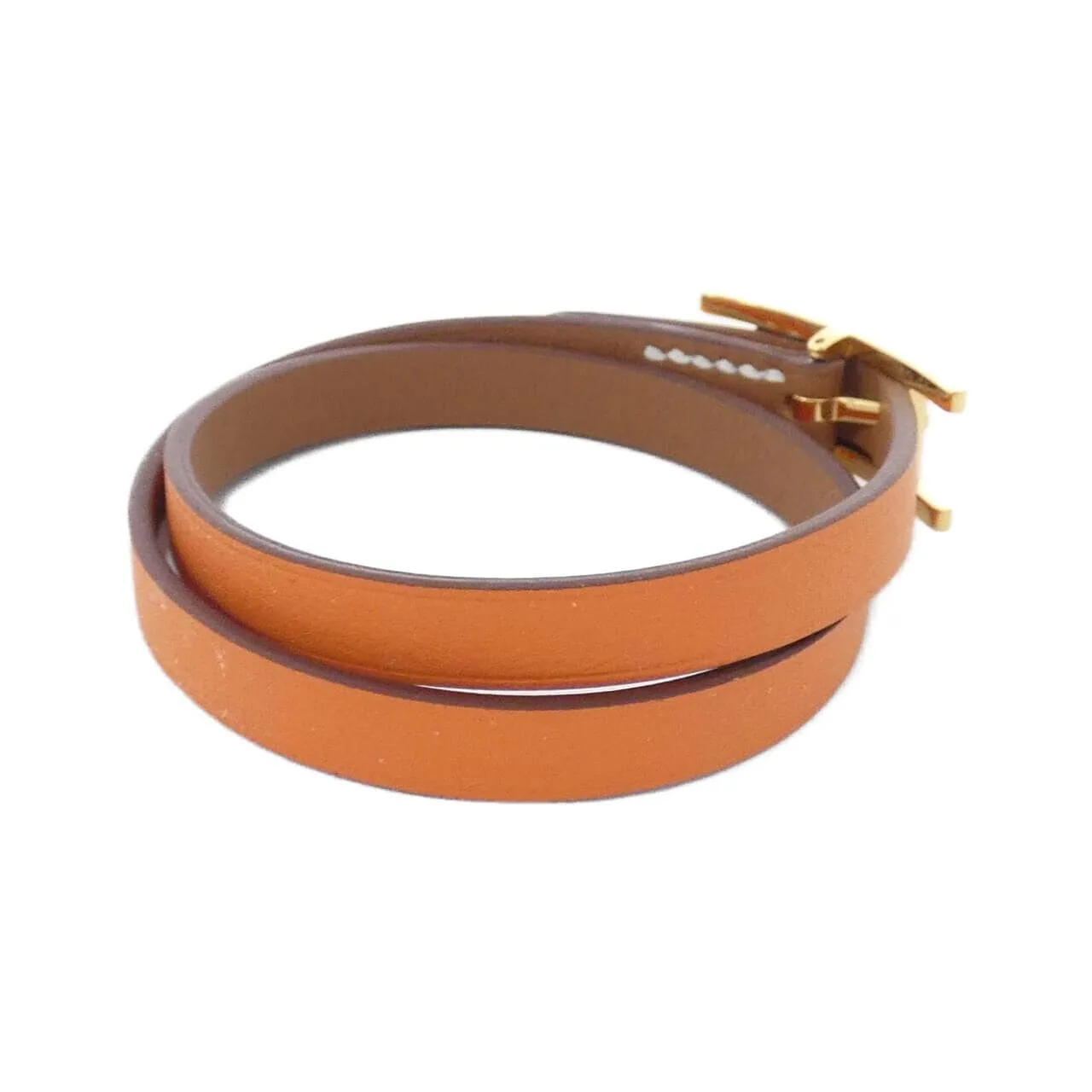 HERMES 064647CC Accessories Swift Orange Swift Leather Rank A - Thumbnail 2