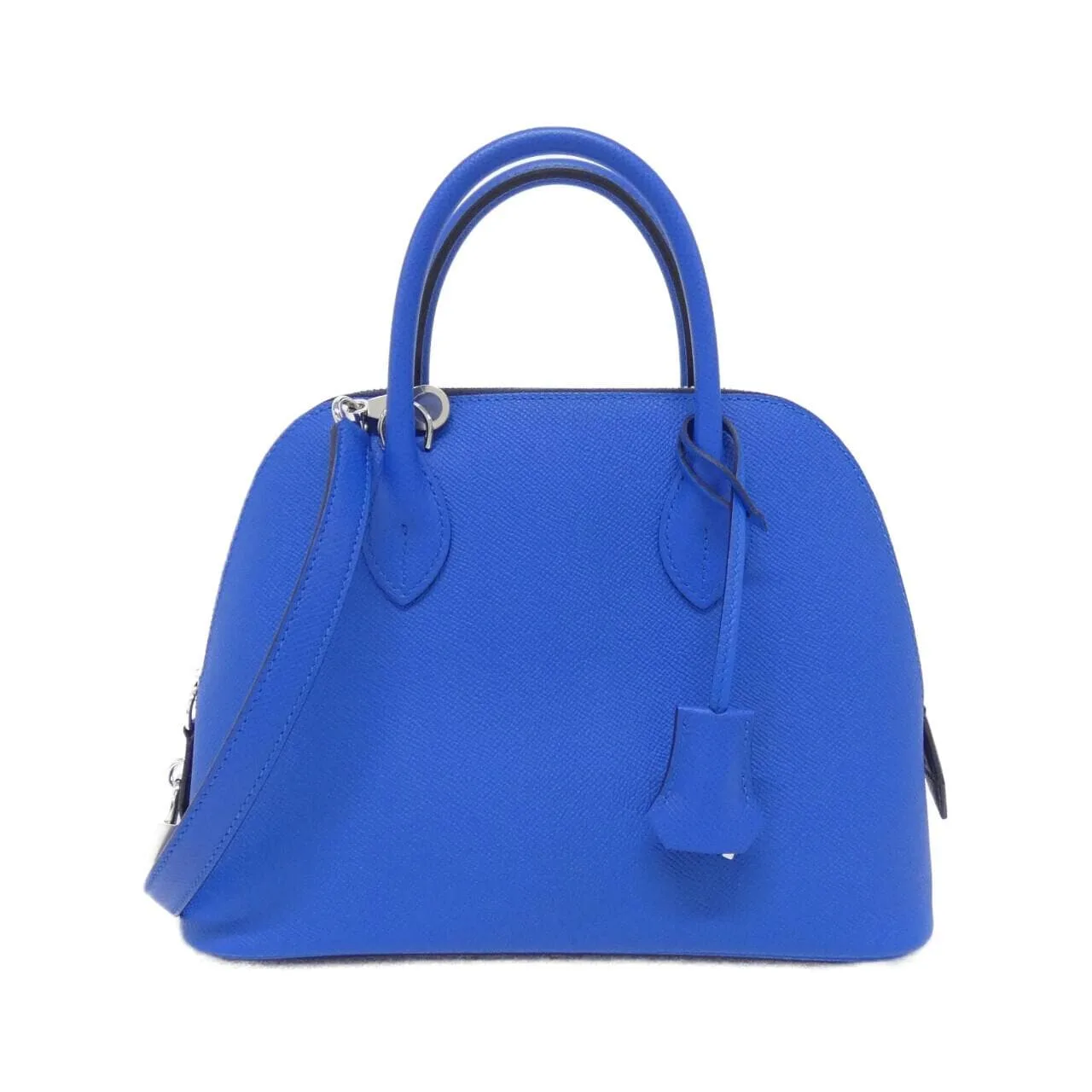 HERMES Bolide 084958CK Handbag Epsom Blue