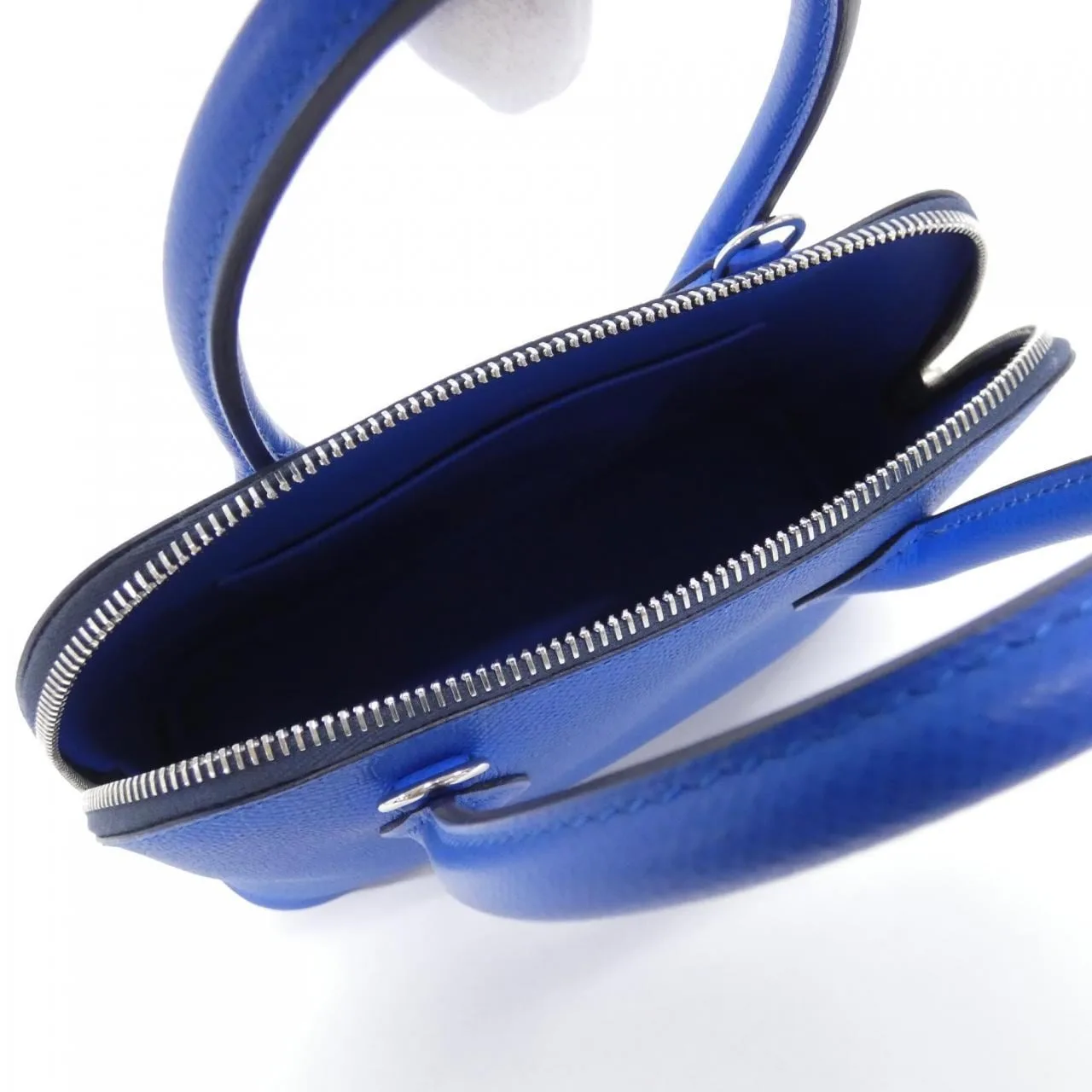 HERMES Bolide 084958CK Handbag Epsom Blue Epsom Leather Rank A - Thumbnail 6